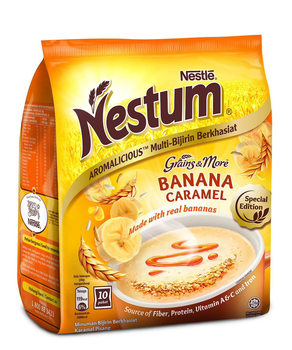 Nestle Introduces NESTUM® Grains & More Banana Caramel Pamper.My