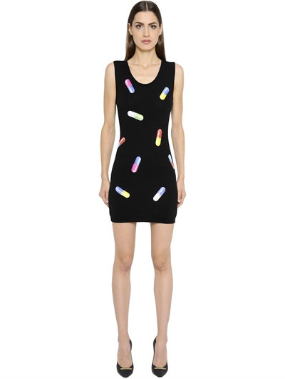 moschino pill dress