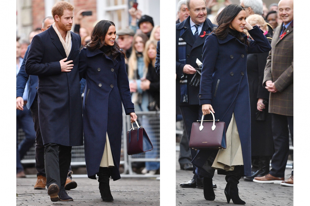 meghan markle strathberry handbag