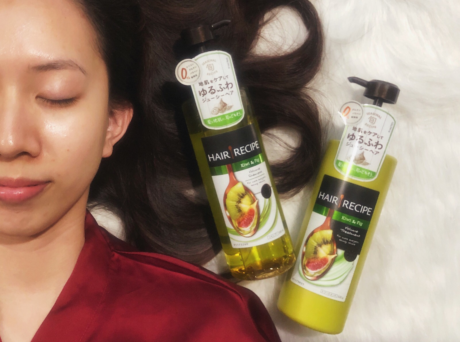 This natural shampoo and conditioner by Hair Recipe gave me voluminous hair.