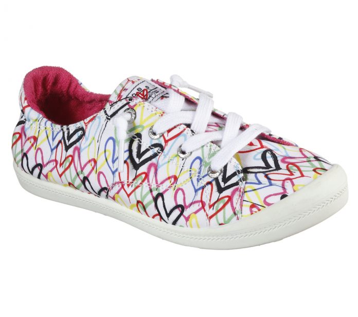 Skechers x JGoldcrown BOBS Pop Ups 2 - Love _ Summer in Black-Multi | Pamper.My