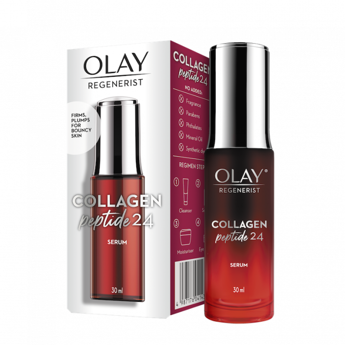 The new olay regenerist collagen peptide 24 firms and hydrates skin The New Olay Regenerist Collagen Peptide 24 Firms and Hydrates Skin