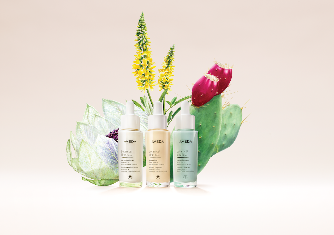 Aveda Introduces Botanical Kinetics Serums for Targeted Skin Concerns