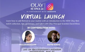 Olay To Celebrate The Launch Of Olay Retinol24 With A LIVE Instagram Event