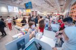 Customers filled the store on the grand opening day
