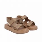 Logogram Sandal – Medium Brown