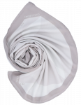 Vesta Geometric Scarf – Grey