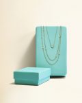 70654083_ Elsa Peretti Diamonds by the Yard sprinkle necklace in 18 gold with diamonds
