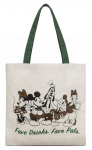 Disney Friends Canvas Tote Bag