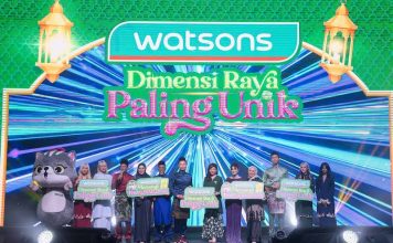 Watsons Celebrates Raya with “Dimensi Raya Paling Unik” Campaign: Big Prizes, Festive Fun & Giving Back