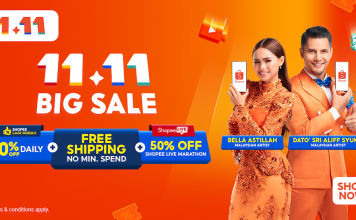 Bella Astillah & Aliff Syukri Lead Shopee 11.11 Big Sale With Superstar Livestreams, 50% Off Deals & Free Shipping
