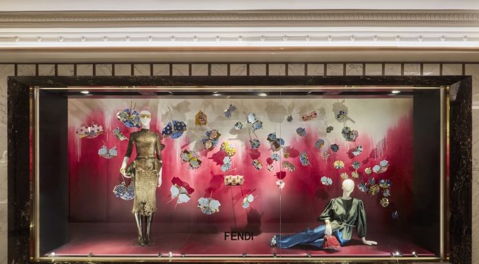 FENDI Holiday Season 2025 Unveils Falena-Inspired Festive Windows Worldwide