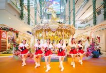 Twirl Into Wonderland: The Exchange TRX Turns Into a Festive Dreamscape