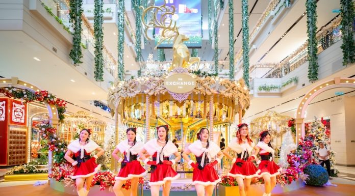 Twirl Into Wonderland: The Exchange TRX Turns Into a Festive Dreamscape