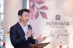 Putryana CEO Khong Wei Hwang giving his speech at the Putryana Les Fleurs event at EQ Kuala Lumpur