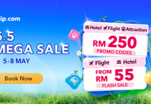 Trip.com’s 5.5 Mega Sale Is Here—Flights from RM55 & Buy 1 Free 1 Deals You Can’t Miss