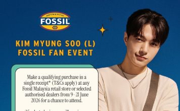 Kim Myung Soo (L) x Fossil Set to Spark Excitement at IOI City Mall: Exclusive Fan Event This 28 June