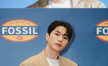 Fossil Celebrates Summer Collection Launch with Kim Myung Soo (L) at IOI City Mall