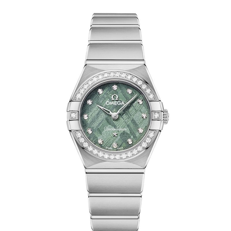 OMEGA Constellation Meteorite Green Diamonds_131.15.25.60.99.001