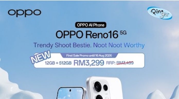 OPPO Gives the Reno16 Series a Playful Upgrade with New 512GB Model and Exclusive Pingu Collaboration